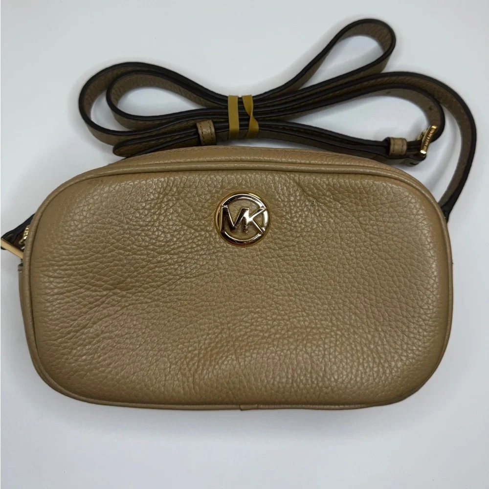 Michael Kors Tan Crossbody Bag with Adjustable Strap